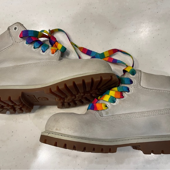 Timberland GS BIG Kids 11 inch Premium Waterproof Boots Medium Grey TB0A172F065 - Picture 10 of 14